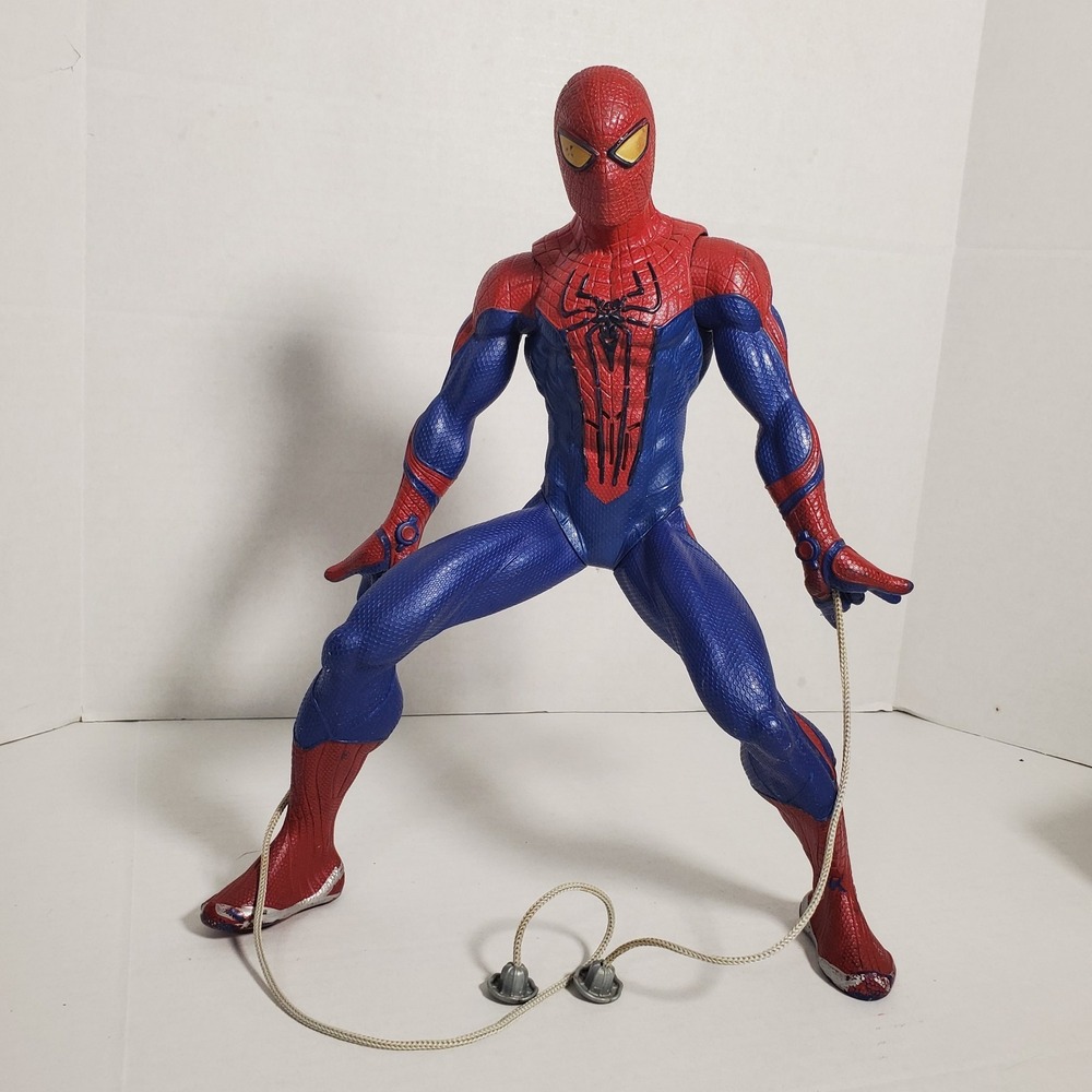 Marvel The Amazing Spider-Man Action Figure 12" Pull String Web Toy - Picture 10 of 16